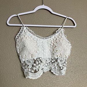 Reformation crochet top | Reformation crop top